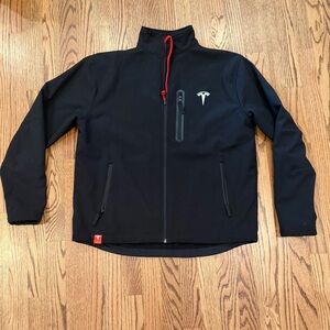 Tesla Men's Black and Red Performance Jacket
